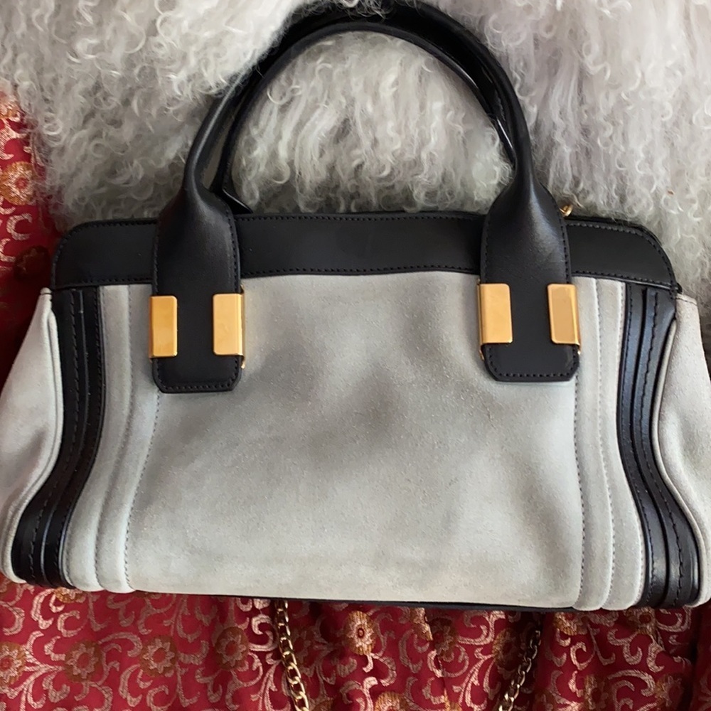 Elegant Black and Mint Women's Handbag - Picture 7 of 14